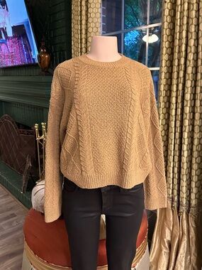 Vince Camel Knit Crew Sweater